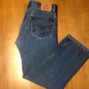 Levi’s straight leg denim jeans